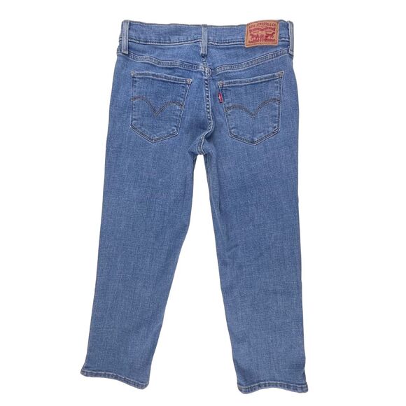 Levis 311 Shaping Skinny Capri 27 Comfort Stretch Flex Motion Light Denim Jeans - Picture 7 of 11